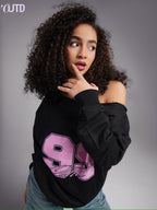 OUTD 99 Off-Shoulder Sweatshirt