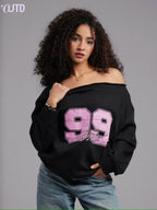 OUTD 99 Off-Shoulder Sweatshirt
